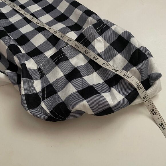 Buffalo Check Oversized Dog Onesie Hoodie - Picture 12 of 12